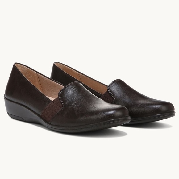 LifeStride Isabelle Wedge Slip-On In Dark Chocolate (WIDE) - Picture 1 of 6